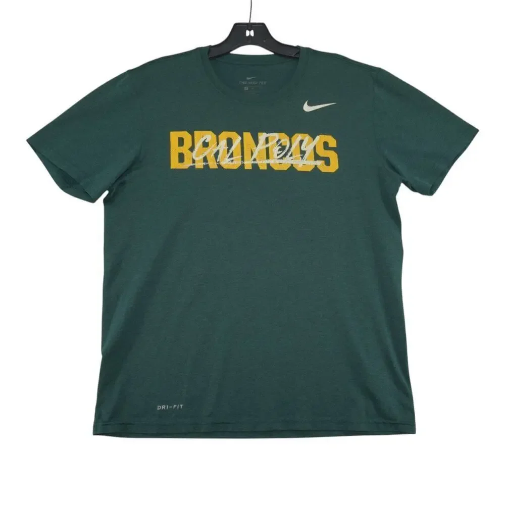 Nike Cal Poly Broncos Dri-Fit T-Shirt Men’s Medium Green Athletic Tee